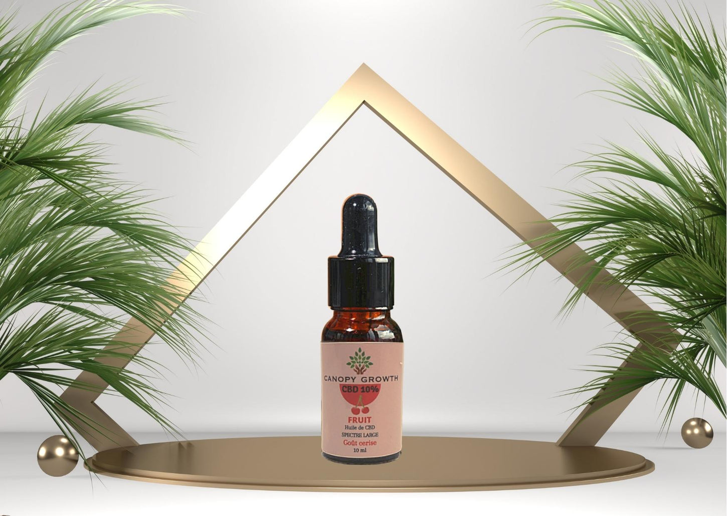 huile CBD arôme cerise 10% - canopy growth.fr